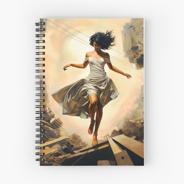 Item preview, Imaginary Surreal World Fantasy Female Dancing Through Destruction designed and sold by DEC02.