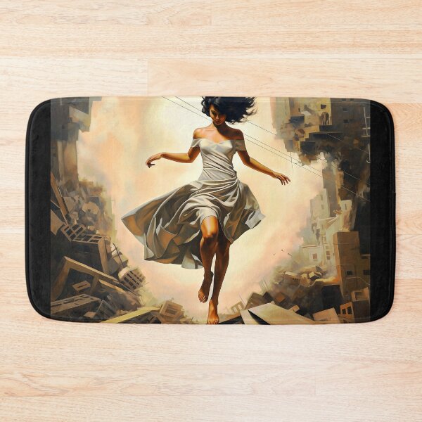 Item preview, Imaginary Surreal World Fantasy Female Dancing Through Destruction designed and sold by DEC02.
