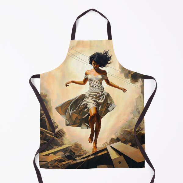 Item preview, Imaginary Surreal World Fantasy Female Dancing Through Destruction designed and sold by DEC02.