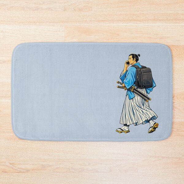 Item preview, Modern Samurai Commuter With Smartphone Art designed and sold by SakuraMarket26.