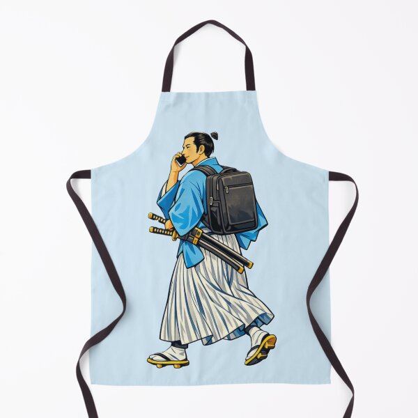 Item preview, Modern Samurai Commuter With Smartphone Art designed and sold by SakuraMarket26.