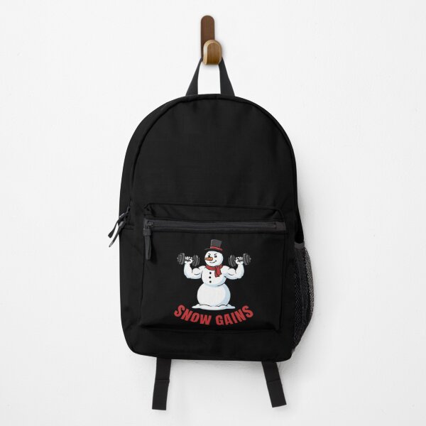 Item preview, Snow Gains Funny Winter Snowman Gym Design designed and sold by Lift Apparel.