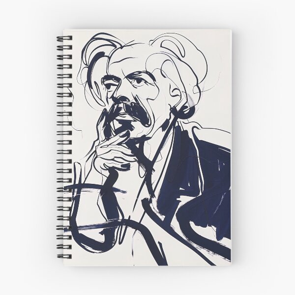 Item preview, David Lloyd George, leader - Blue Abstract Art designed and sold by shadow-bloom.