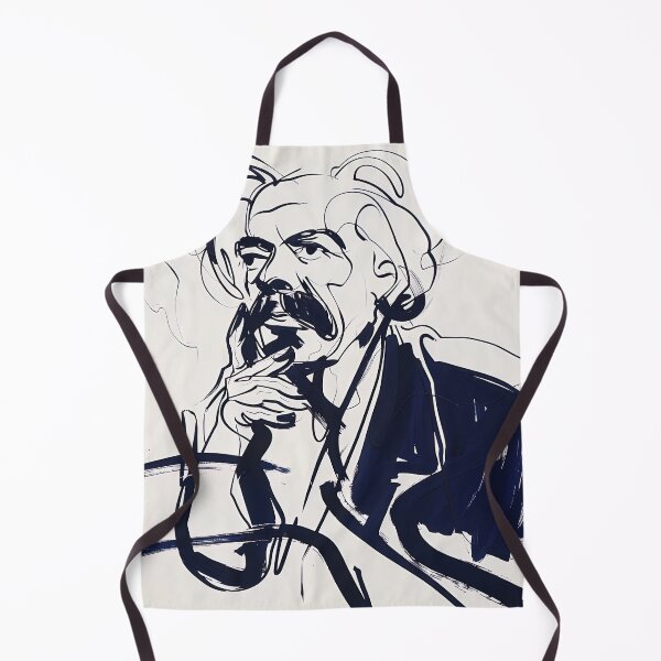 Item preview, David Lloyd George, leader - Blue Abstract Art designed and sold by shadow-bloom.