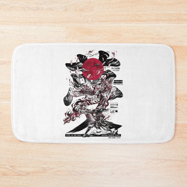 Item preview, Fire Soul Kanji Phoenix Samurai Warrior Japanese Katana Manga Aesthetic designed and sold by mood-draftsman.