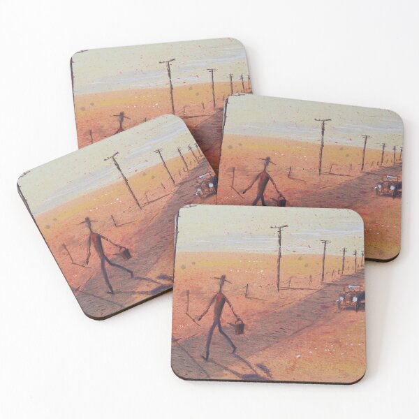 Item preview, Stranded in the Australian Outback Painting designed and sold by Al Benge - NZ & Australian Art.