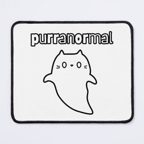 Item preview, Cute Ghost Kitty Drawing designed and sold by CursedButCute1.