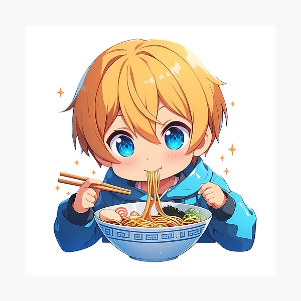 Item preview, Eugeo Sword Art Online Kawaii Ramen Glow designed and sold by mildaclairmo.