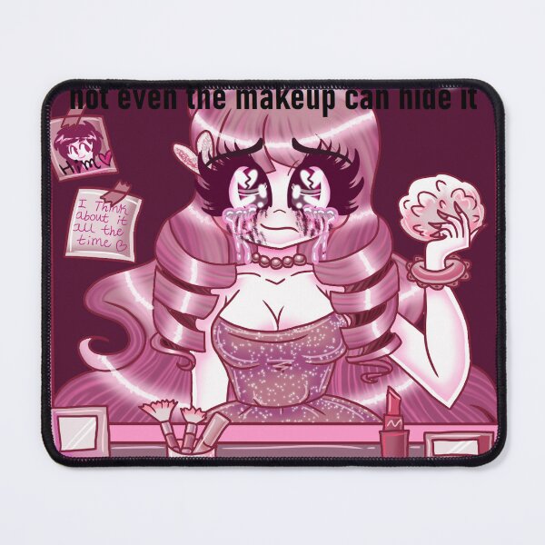 Item preview, Not Even The Makeup Can Hide It designed and sold by ShadowiesArt.