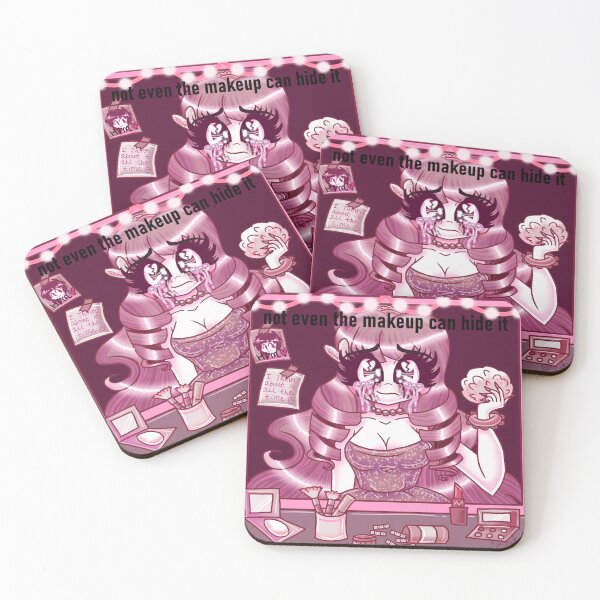 Item preview, Not Even The Makeup Can Hide It designed and sold by ShadowiesArt.
