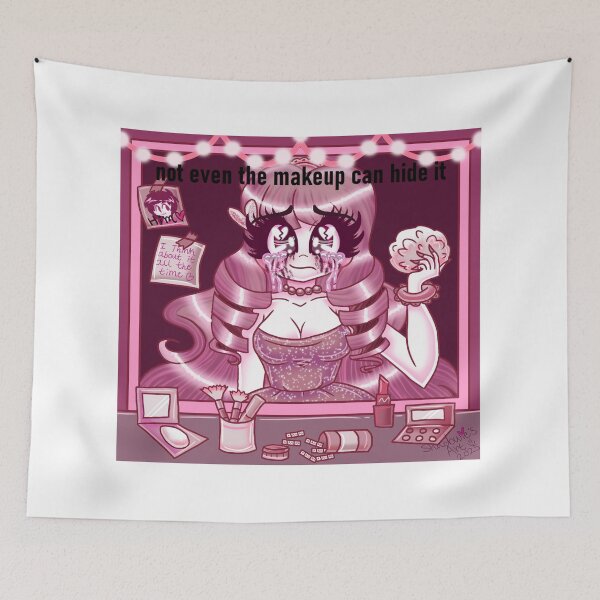 Item preview, Not Even The Makeup Can Hide It designed and sold by ShadowiesArt.