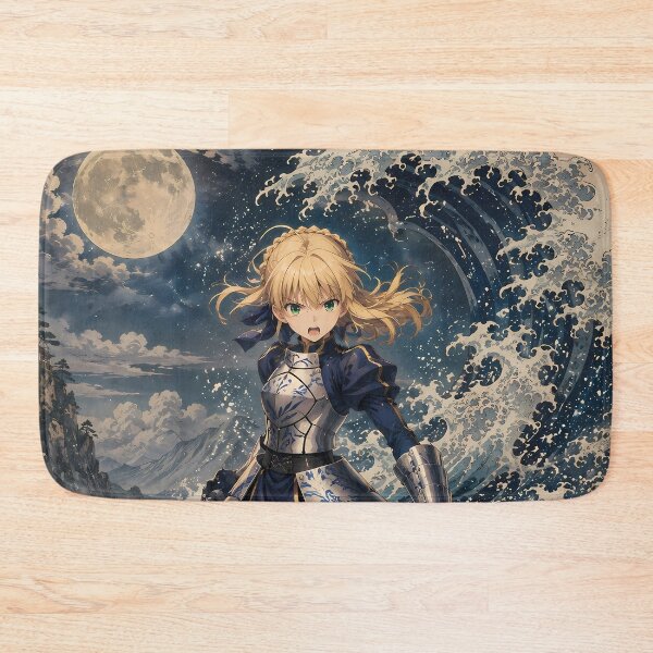 Item preview, Saber Fate Stay Night Great Wave Moon Guardian designed and sold by mildaclairmo.