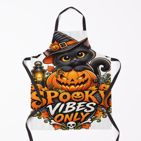 Item preview, Spooky Vibes Only – Cute Black Cat Halloween designed and sold by abdlhakim taoufik.