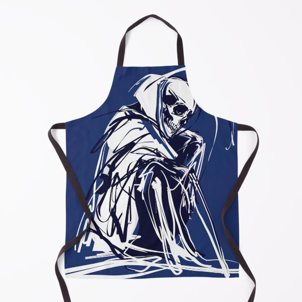 Item preview, Death personification - Blue Abstract Art designed and sold by shadow-bloom.
