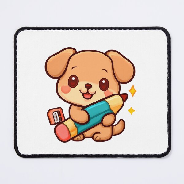 Item preview, Puppy with Pencil designed and sold by foryouandyours.