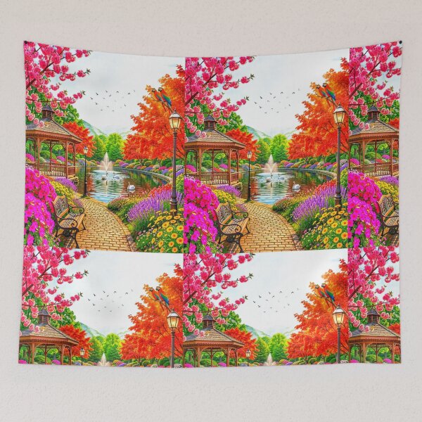 Item preview, Vibrant floral displays in various colors designed and sold by The Empire Of Digital Art..