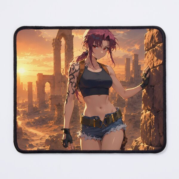 Item preview, Revy Black Lagoon Sunset Ancient Ruins designed and sold by mildaclairmo.