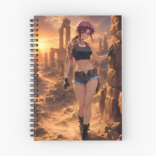 Item preview, Revy Black Lagoon Sunset Ancient Ruins designed and sold by mildaclairmo.
