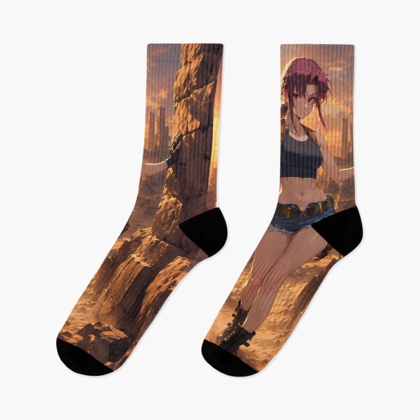 Item preview, Revy Black Lagoon Sunset Ancient Ruins designed and sold by mildaclairmo.