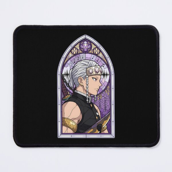 Item preview, Tengen Uzui Demon Slayer Wisteria Sound Stained Glass designed and sold by mildaclairmo.