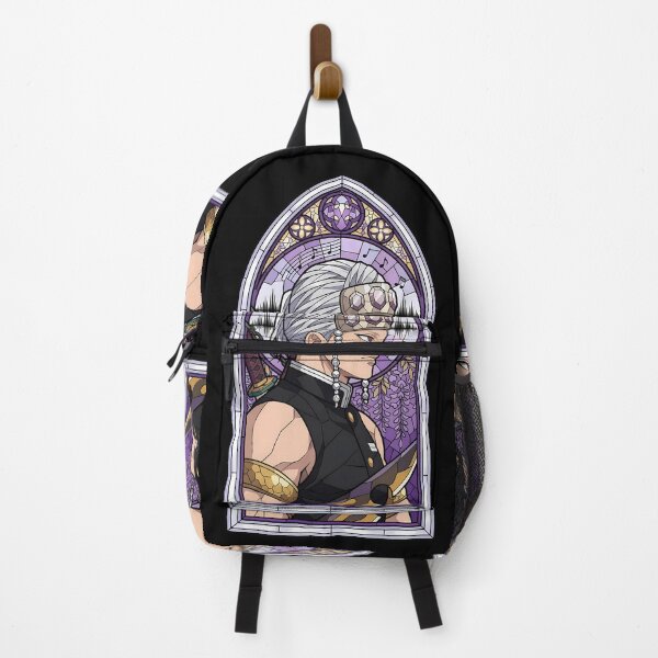 Item preview, Tengen Uzui Demon Slayer Wisteria Sound Stained Glass designed and sold by mildaclairmo.