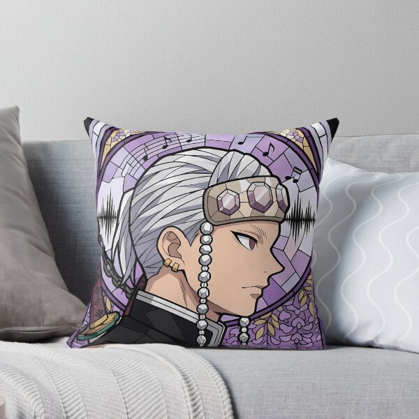 Item preview, Tengen Uzui Demon Slayer Wisteria Sound Stained Glass designed and sold by mildaclairmo.
