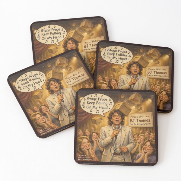 Item preview, BJ Thomas – Stage Props Keep Falling On My Head (1960s Rockwell Style) designed and sold by Rick London Gifts.