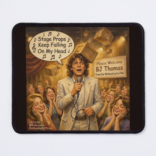 Item preview, BJ Thomas – Stage Props Keep Falling On My Head (1960s Rockwell Style) designed and sold by Rick London Gifts.