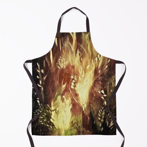Item preview, Moody Abstract Autumn Fire Acrylic Painting designed and sold by ArtistsAtticWI.