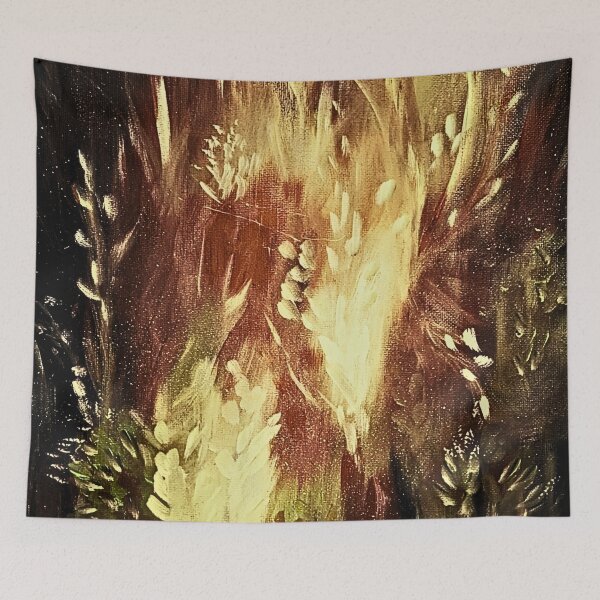 Item preview, Moody Abstract Autumn Fire Acrylic Painting designed and sold by ArtistsAtticWI.