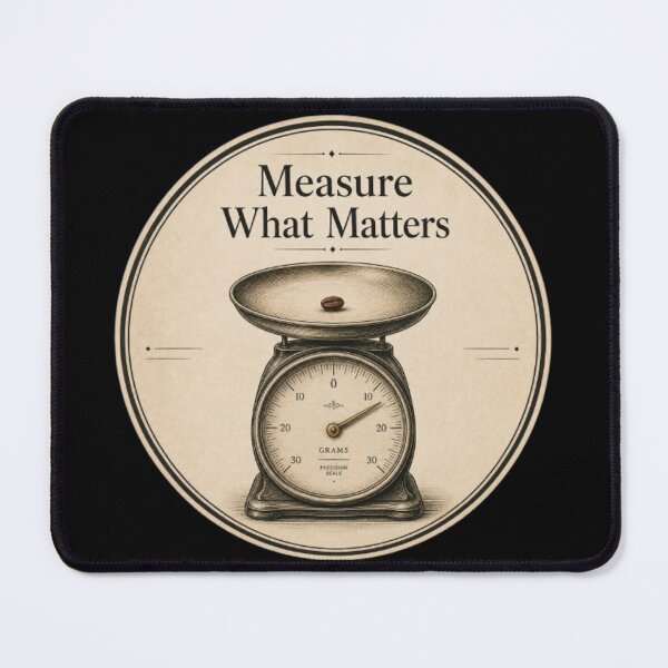 Item preview, Measure What Matters designed and sold by QuietSpark.
