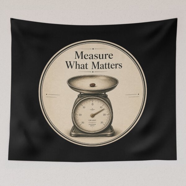 Item preview, Measure What Matters designed and sold by QuietSpark.