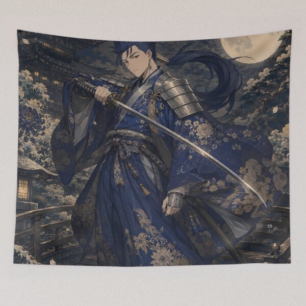 Item preview, Lancer Fate Stay Night Moonlit Samurai Guardian designed and sold by mildaclairmo.