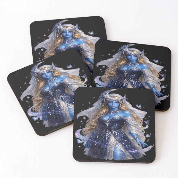 Item preview, Azure Moon Enchantress – Celestial Fantasy Sorceress designed and sold by TroviTutto.