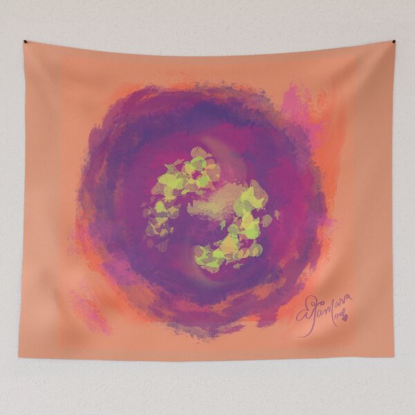 Item preview, Peachy Flower sunset designed and sold by ButterfliNest.