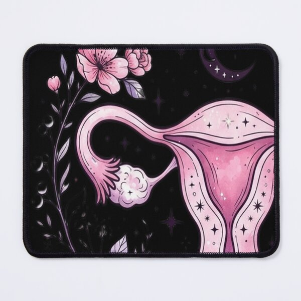 Item preview, Female magic - bohemian symbol of uterus with designed and sold by truc6424.