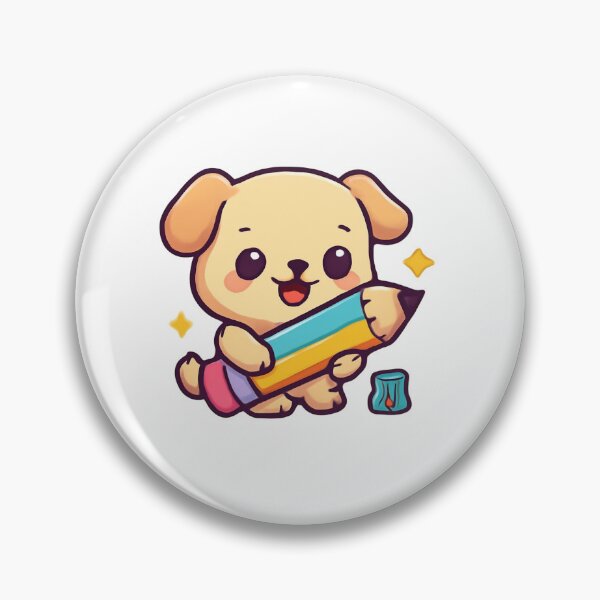 Item preview, Puppy with Pencil designed and sold by foryouandyours.