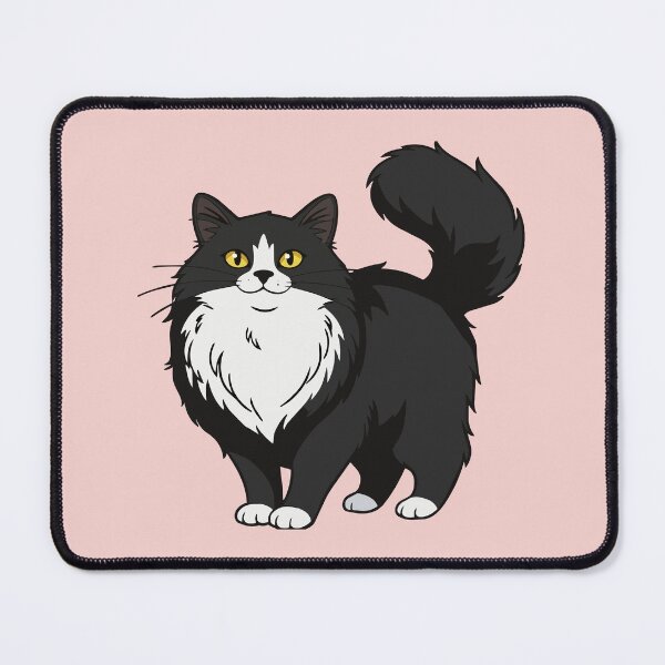 Item preview, Long Haired Tuxedo Cat designed and sold by heartlocked.