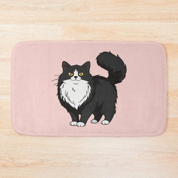 Item preview, Long Haired Tuxedo Cat designed and sold by heartlocked.