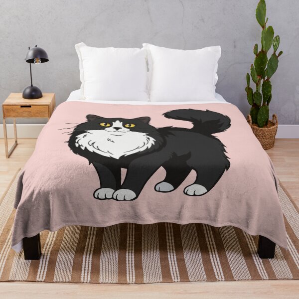 Item preview, Long Haired Tuxedo Cat designed and sold by heartlocked.
