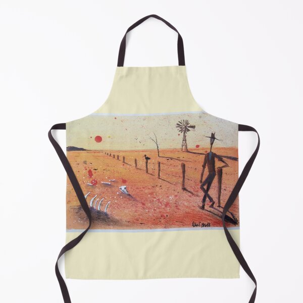 Item preview, Australian Outback Stockman in Drought Painting designed and sold by Al Benge - NZ & Australian Art.