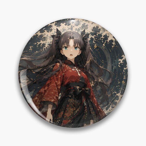 Item preview, Rin Tohsaka Fate Stay Night Great Wave Moon designed and sold by mildaclairmo.