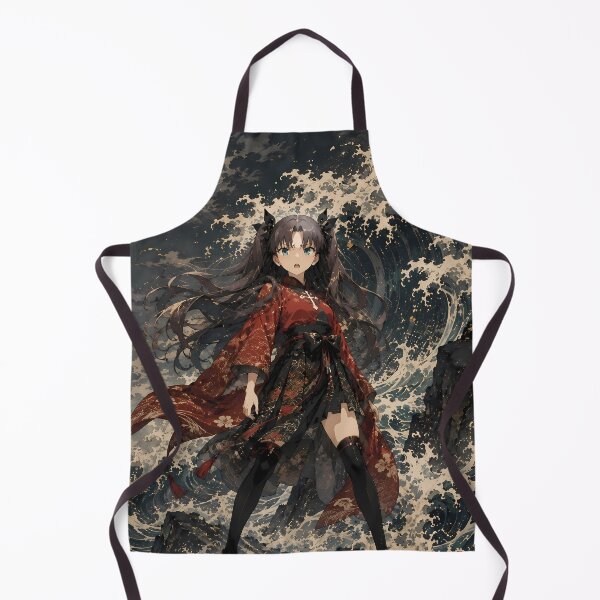 Item preview, Rin Tohsaka Fate Stay Night Great Wave Moon designed and sold by mildaclairmo.