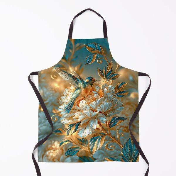 Item preview, Hummingbird and Peony Flowers Botanical Art designed and sold by MargaretWiktor.