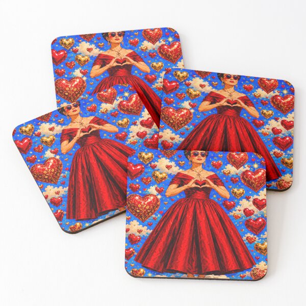 Item preview, Blue Skies, Hearts & Frida designed and sold by reggiemercedes.