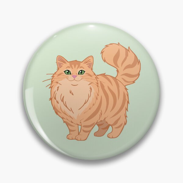 Item preview, Long Haired Orange Tabby Cat designed and sold by heartlocked.