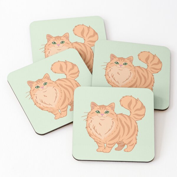 Item preview, Long Haired Orange Tabby Cat designed and sold by heartlocked.