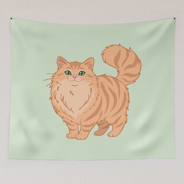Item preview, Long Haired Orange Tabby Cat designed and sold by heartlocked.