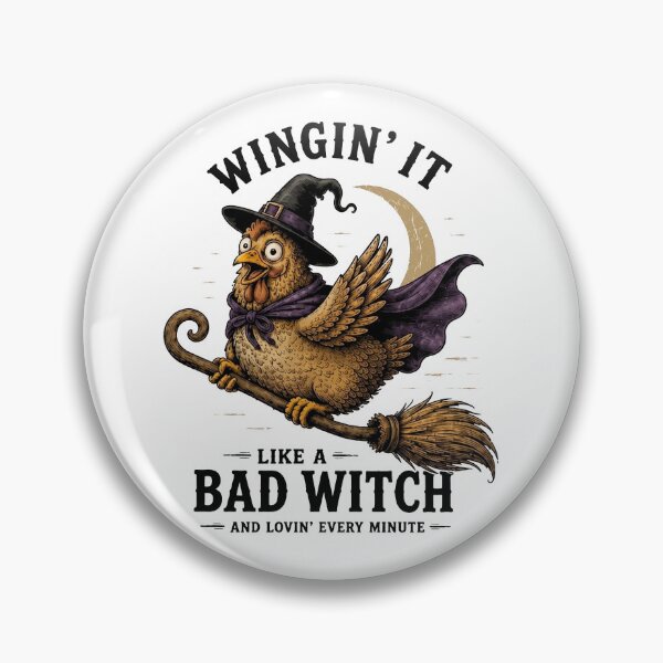 Item preview, Wingin' It Like a Bad Witch And Lovin' Every Minute designed and sold by To101ARt.