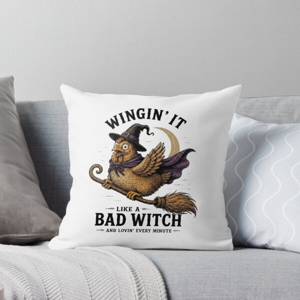 Item preview, Wingin' It Like a Bad Witch And Lovin' Every Minute designed and sold by To101ARt.